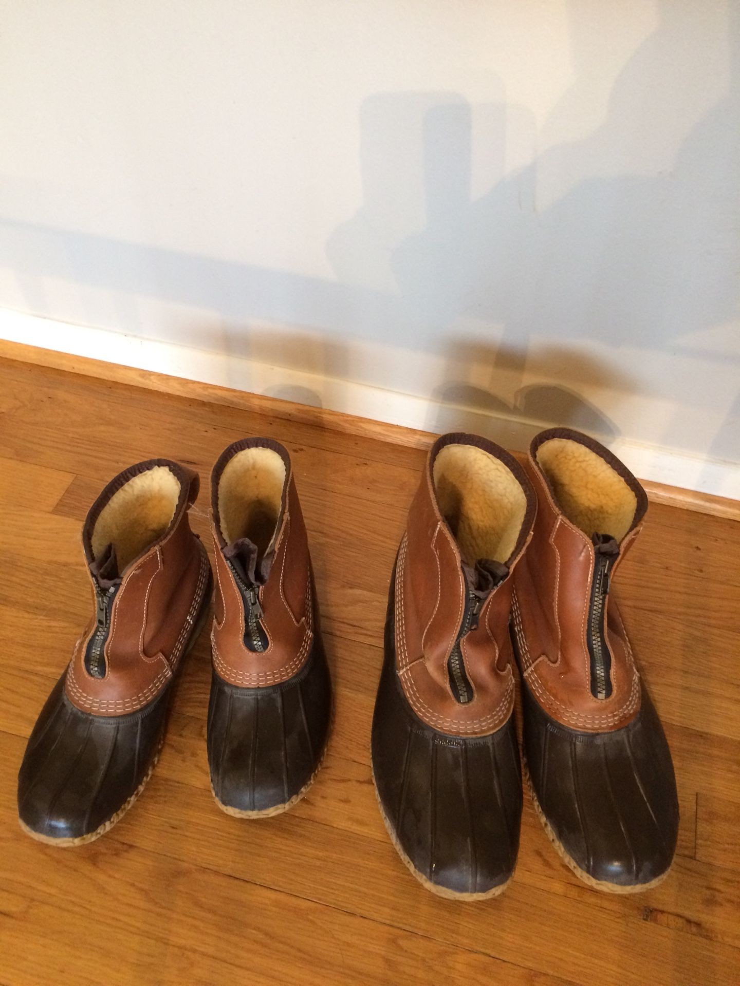 LL Bean duck boots