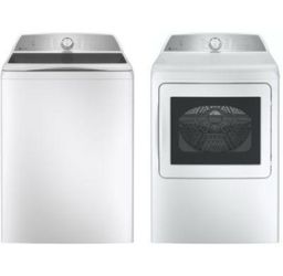 BRAND-NEW GE WASHER & GAS DRYER SET — FACTORY SEALED!