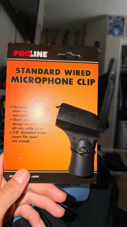 Microphone clip