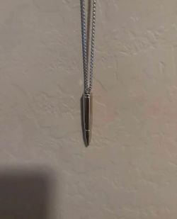 Bullet Fashion Inspired Pendant with Necklace