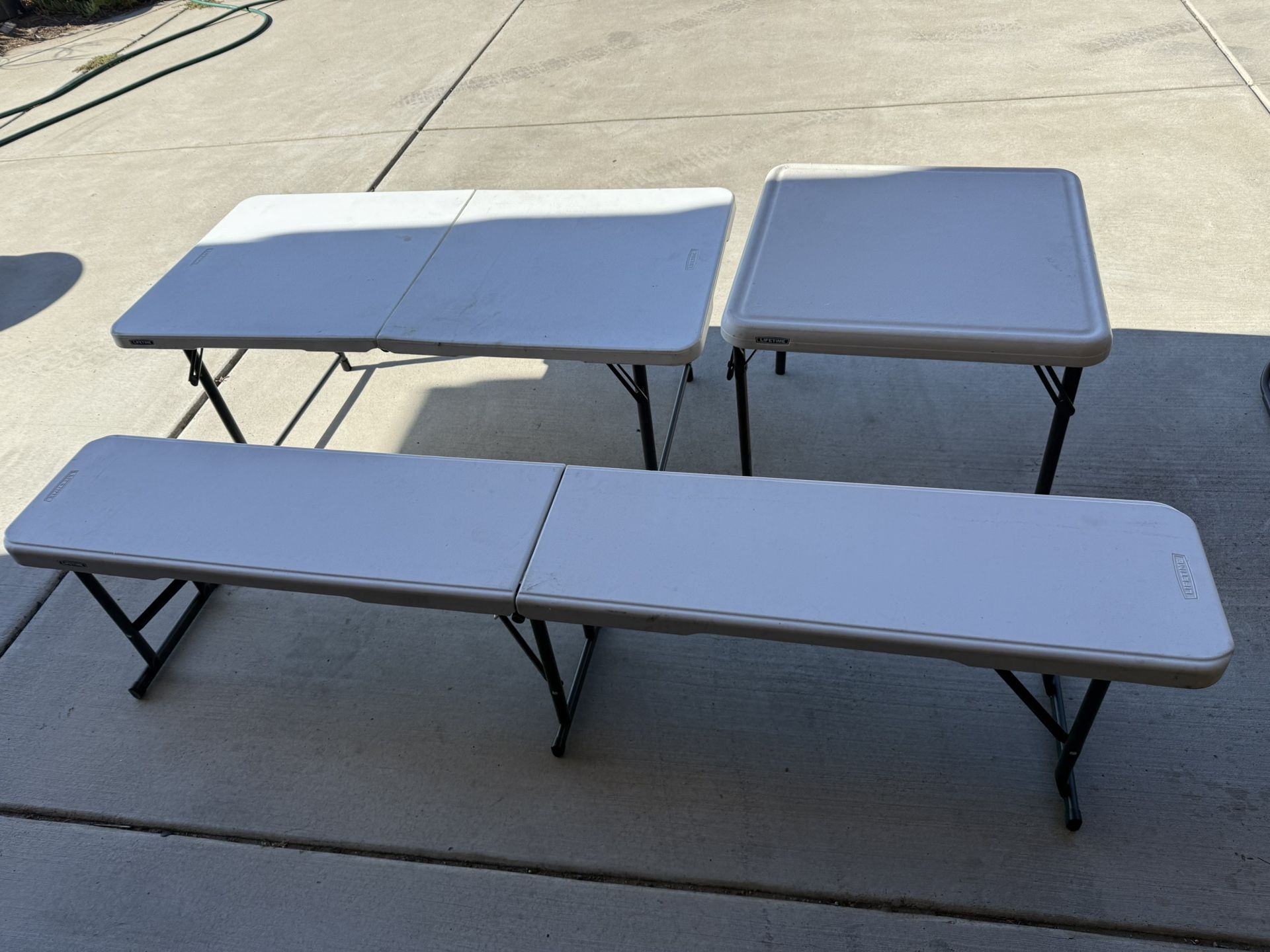 Lifetime Bench And Table