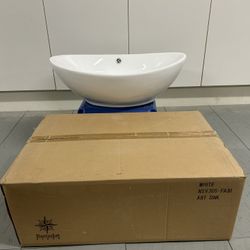 Sink - Oval And White