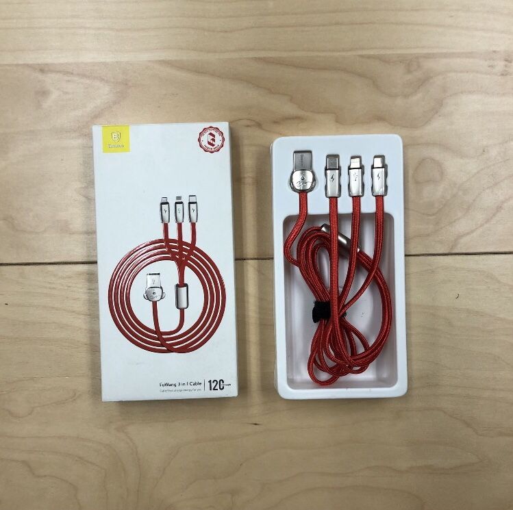 3 in 1 Cable Fast Charger PICK UP ONLY WEST HOLLYWOOD