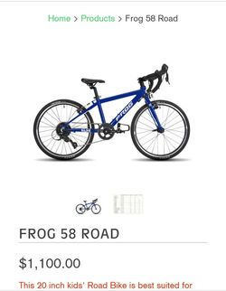 Frog 58 childs road bike deals
