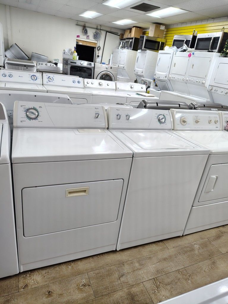 Whirlpool Commercial Quality Washer Gas Dryer Super Capacity In Excellent Working Condition