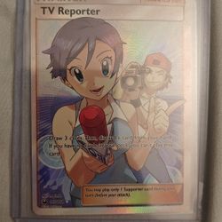 Pokemon TV Reporter Full Art Card