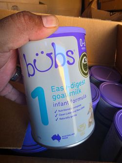 Bubs goat milk