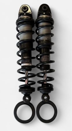 Harley-Davidson Part # (contact info removed)4 OEM rear free-piston/emulsion shock absorber.
