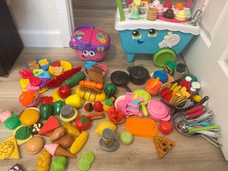 LeapFrog Ice Cream Cart Set & Play Food Bundle