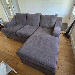 Grey Living Spaces Couch