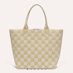 Brand New Rothy's Women’s Lightweight Tote Checker Sand   With Tags $250
