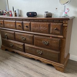 Wood 7 Drawer Dresser, $60 OBO 
