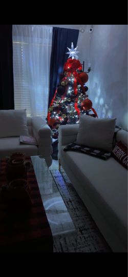 White sofa
