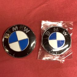 BMW Hood And  Trunk Emblem Set. 