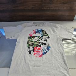 Bape ABC Camo Crazy Big Ape Head Tee