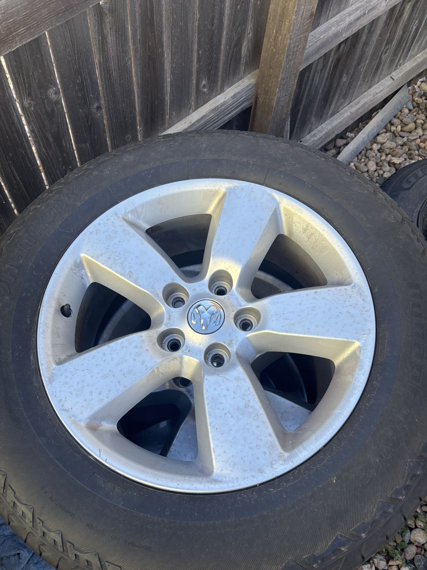 ram stock rims and tires