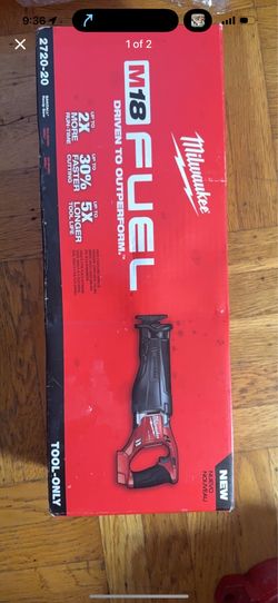 NEW Milwaukee M18 FUEL 2720-20 Sawzall Recip Saw Tool-Only