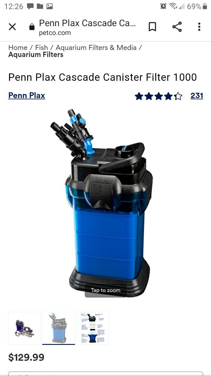 Canister Filter For Fish Tank