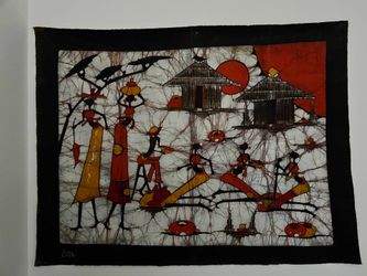 Handcrafted wax batik