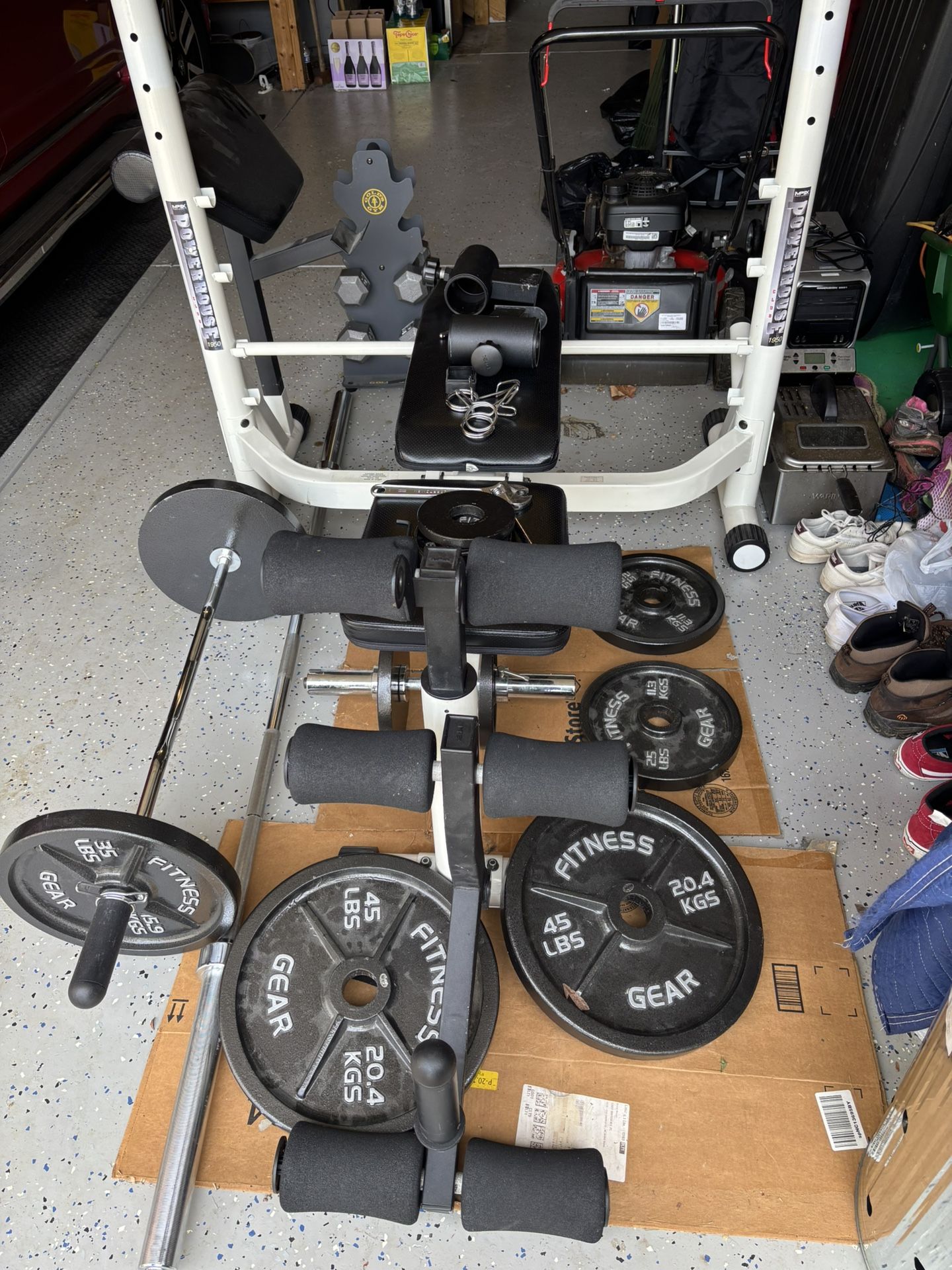 MPEX Powerhouse Bench & Weight Set