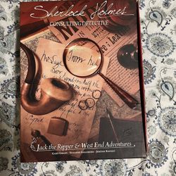 Board Game Party Game Sherlock Holmes Brand New Consulting Detective Party Game - West End Adventures Captivating Mystery Board Game for All Ages