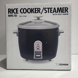 Zojirushi NHS-10 6-Cup Uncooked Rice Cooker/Steamer