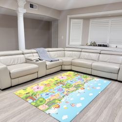 Leather Sectional sofa ($199)