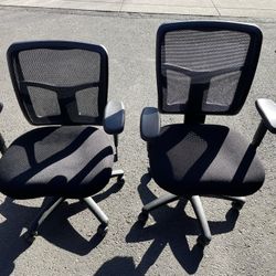 Like New Office Chairs - Set Of 2