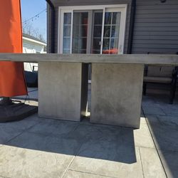 Outdoor Table Concrete