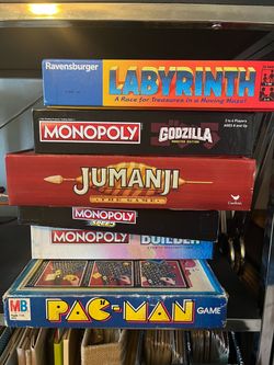 Board Games / Minecraft / Monopoly / Scrabble / Ticket to Ride