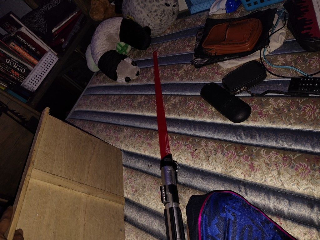 A Red Lightsaber