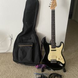 Fender Squier Stratocaster MIDI Guitar Bundle