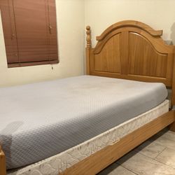 Old Wooden Bed Frame 