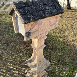 Cement Post Mailbox