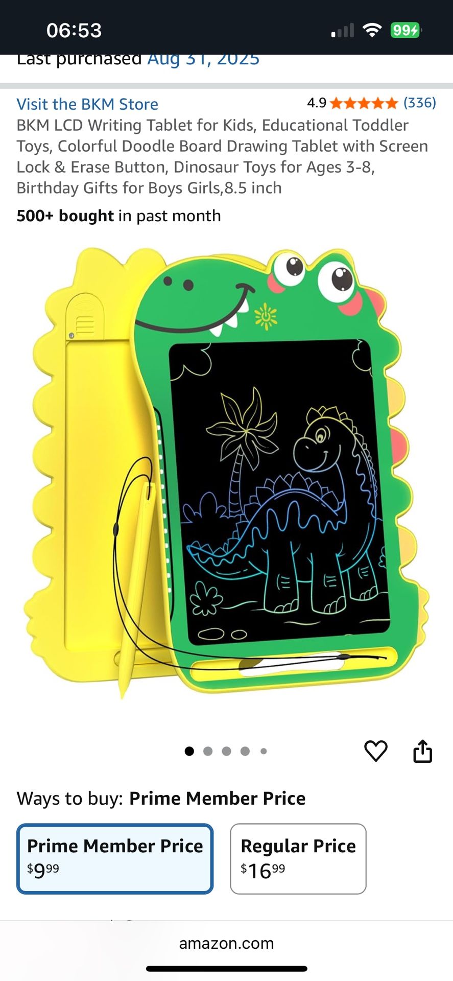 New Writing Tablet For Kids