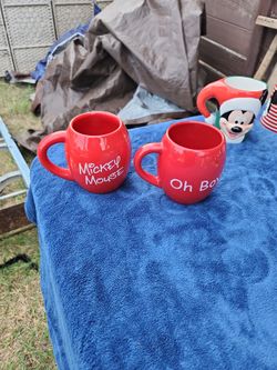 2 Mickey Mouse Cups