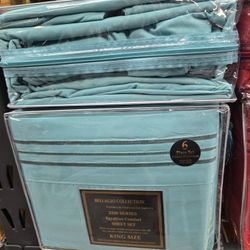 New 6pc King Deep Pocket Sheet Set All Sizes Available 