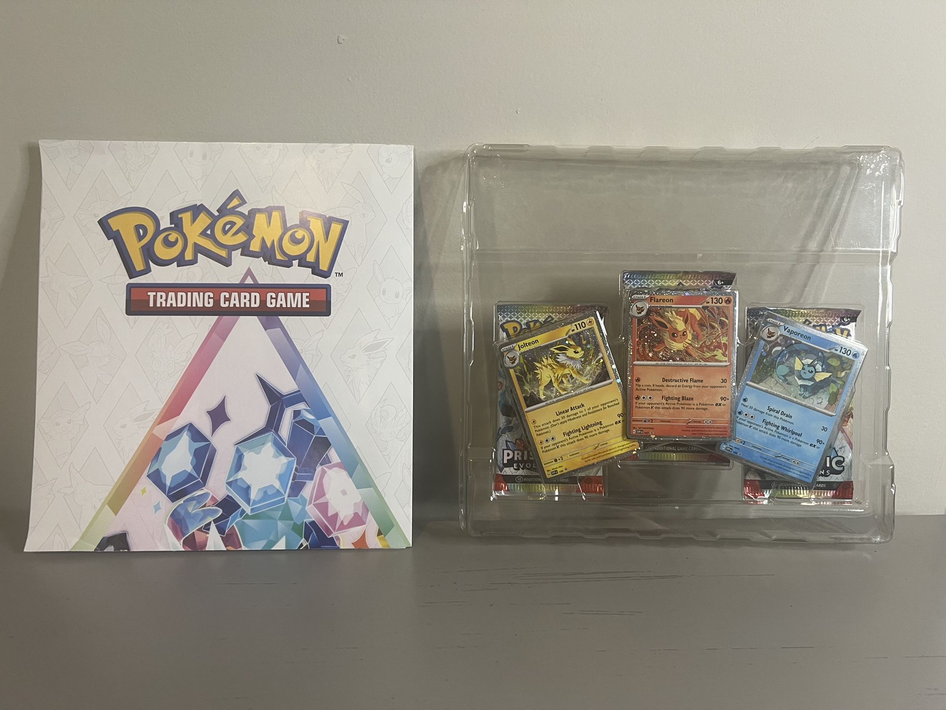 Pokemon TCG: Prismatic Evolutions Poster Collection Without Box