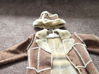 Wilson's Suede & Leather Faux Hat & Coat
