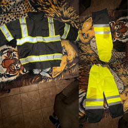 Reflective Winter Jacket And Pants