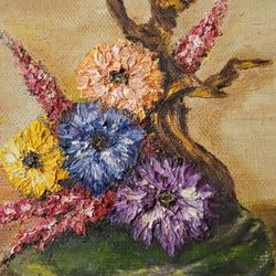 Antique Oil Painting Signed 