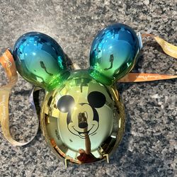 Disney Parks DCA Mickey Mouse Metallic Ombre Popcorn Bucket Mickey Ears Balloon