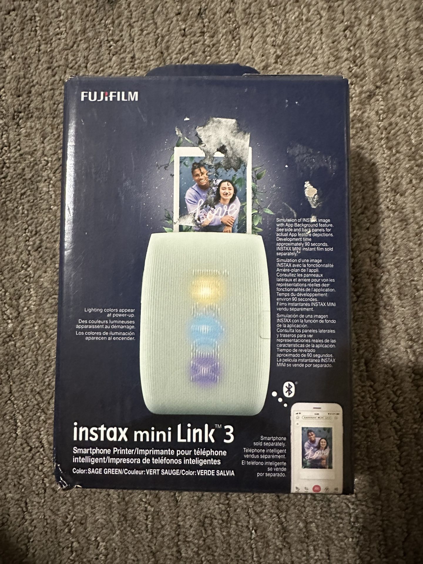 Fujifilm INSTAX MINI Link 3 Printer For iPhone Or Android
