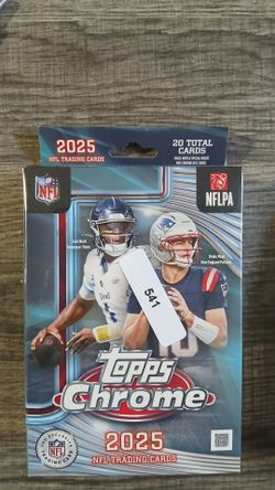 Factory Sealed 2025 Topps Chrome Football Hanger Box