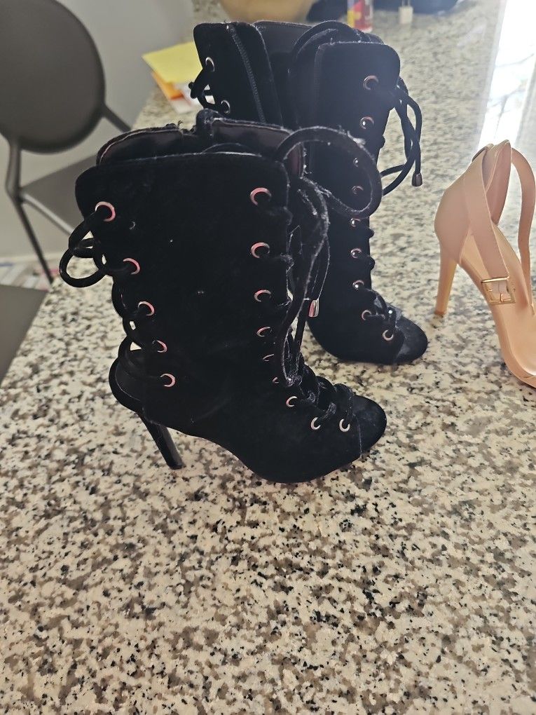 Black booties