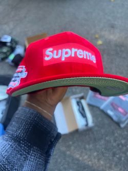Supreme Box Logo Snapback Hat Red