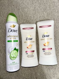 Dove deodorants