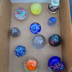 Glass Paperweight Collection 