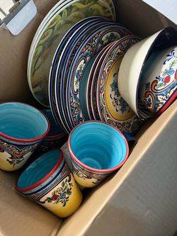Plates and cups