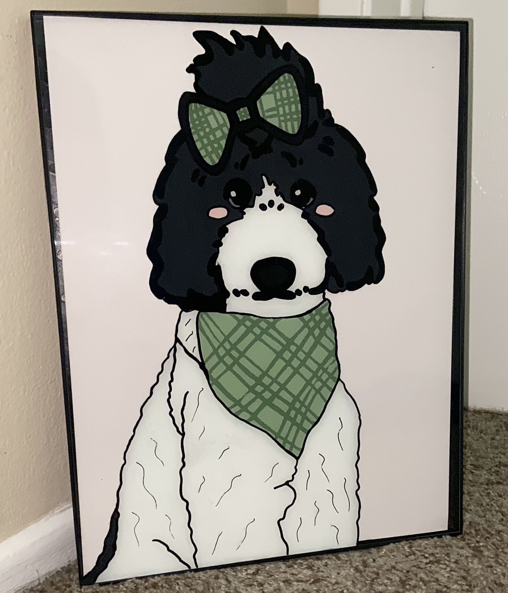 Glass Paintings Family, Friends, Pets, Anime & Cartoon Portraits Available LOCATED IN COVINA